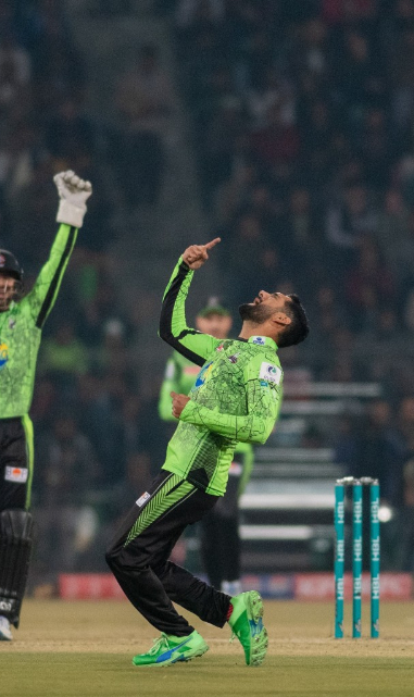 Sikander Raza takes wicket